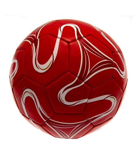 Liverpool FC - Ballon de foot COSMOS (Blanc / Rouge) (Taille 5) - UTTA9604