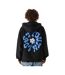 Mens Circle Of Bloom Full Zip Hoodie Black Lost Youth-4