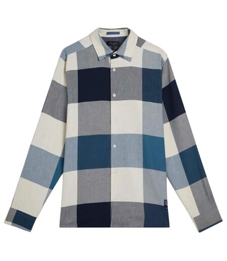 Mens neetly long-sleeved shirt blue Ted Baker