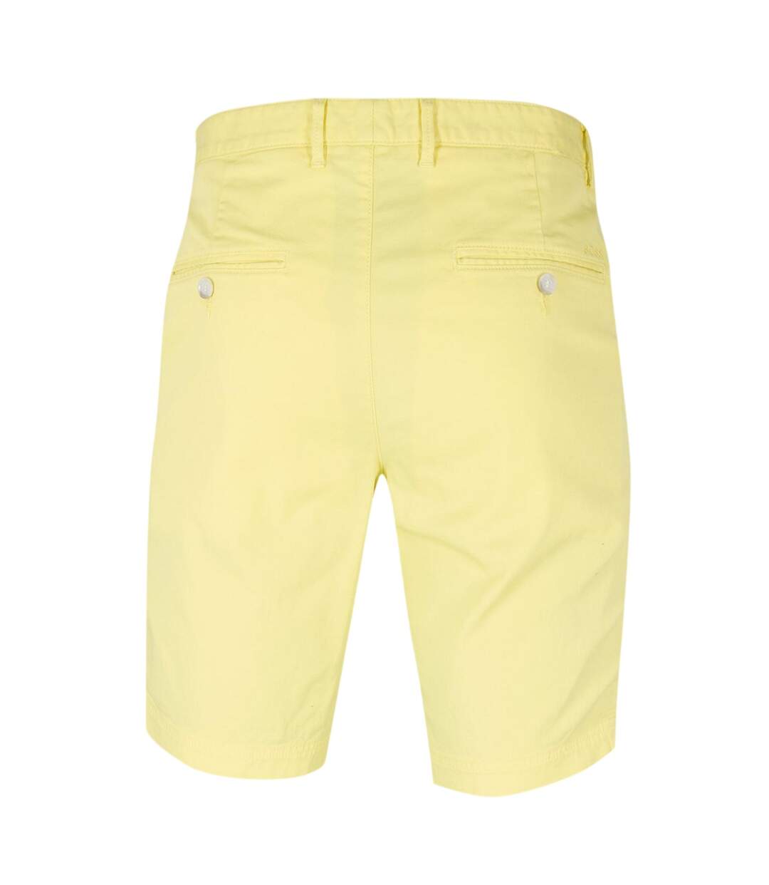 Short Motif/style Uni Slice Homme Jaune Vif Boss-2