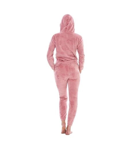 Ensemble De Pyjama Long Motif/style Cœur Femme Rose Keanu