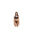 Womens/ladies Placement Racerback Two-piece Swimsuit Navy Speedo-1