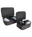 Pack of 2  Ridge rpet packing cube set  one size black Swiss Peak-3
