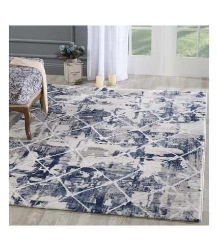 Tapis salon et chambre tissé motif géométrique DUSTY