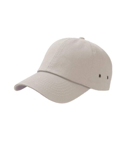 Atlantis Action 6 Panel Chino Baseball Cap (Stone)