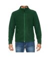 Gildan Mens Hammer Micro Fleece Jacket (Forest Green)