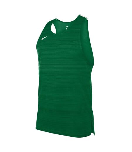 Maillot Sans Manches Motif/style Swoosh Homme Vert Pin Nike