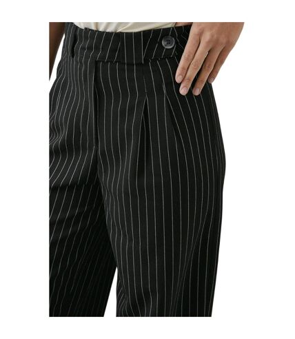 Principles Womens/Ladies Stripe Wide Leg Pants (Black) - UTDH6286