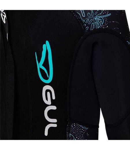 Womens/ladies Core Full Wetsuit Black Gul