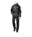 Result Mens Heavyweight Waterproof Rain Suit (Jacket & Trouser Suit) (Black)