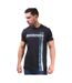 T-shirt Ss25 Homme Bleu Marine Blanc Bleu Lambretta-1