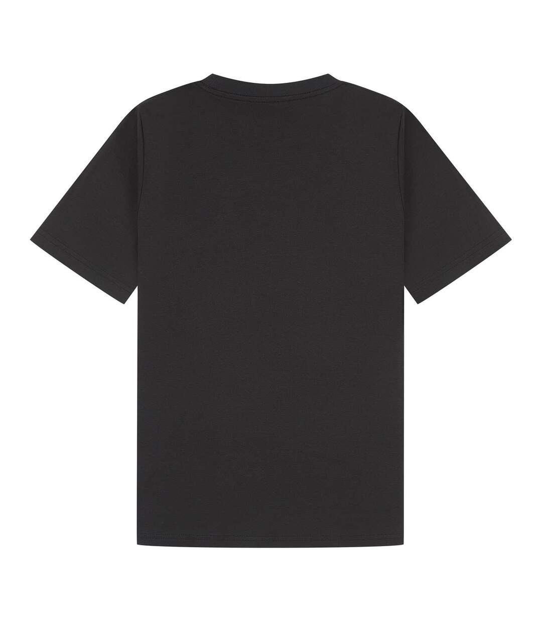 Unisex adult interlock slim t-shirt black Casual Classics-2