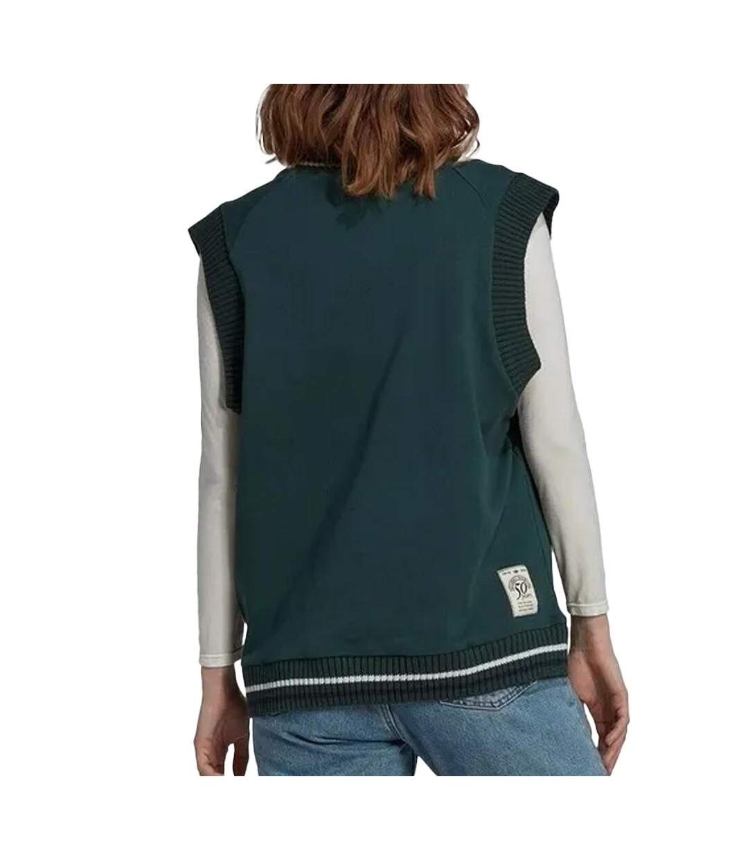 Pull Vert Femme Adidas Vest IA8323 - 40