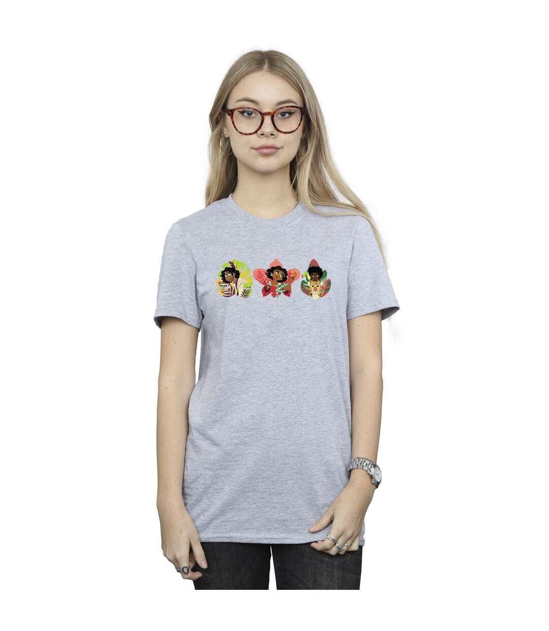 Disney - T-shirt ENCANTO FAMILY LINE - Femme (Gris chiné) - UTBI22485-2