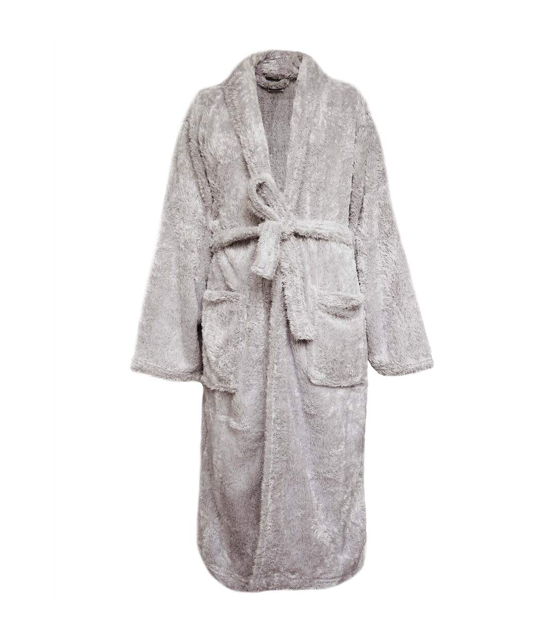 Peignoir de bain HIGHLAND effet fausse fourrure-1