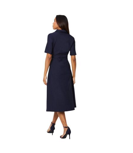 Robe chemisier femme bleu marine Principles