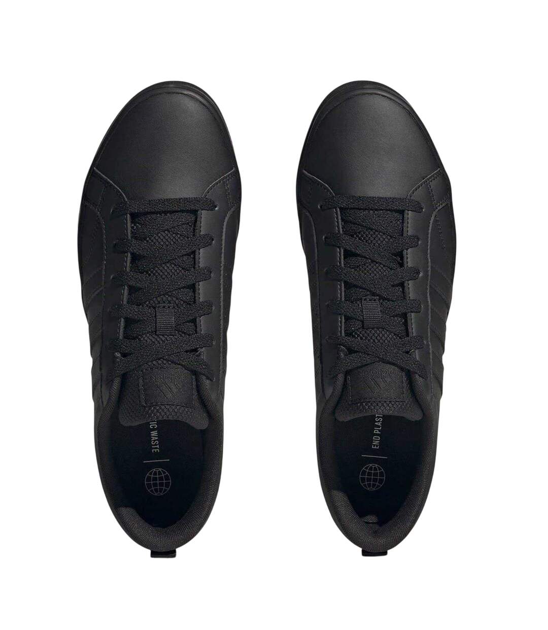 Mens Vs Pace 3 Stripes Trainers Triple Black Adidas-4