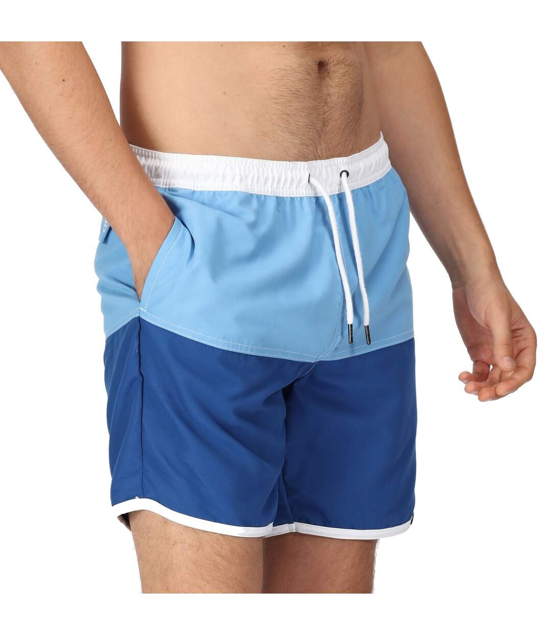 Mens benicio swim shorts lake blue/royal blue Regatta-4