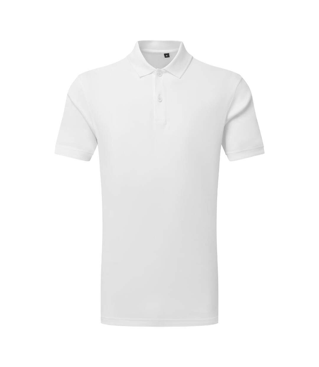 Polo Manches Courtes Motif/style Texturé Homme Blanc TriDri-1