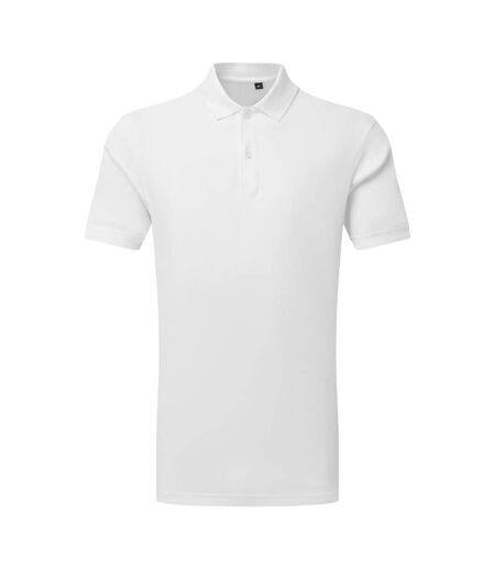 Polo Manches Courtes Motif/style Texturé Homme Blanc TriDri