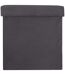 Pouf coffre pliable velours Tess - L. 38 x H. 38 cm-2