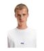 Mens Nieros Logo Regular Short-sleeved T-shirt White Hugo-4