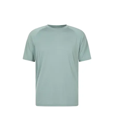 Mens Quick Dry T-shirt Light Khaki Mountain Warehouse