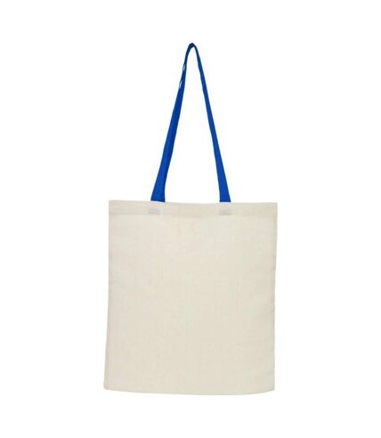 Bullet Nevada Cotton Tote Bag (Natural/Royal Blue) (One Size) - UTPF3557
