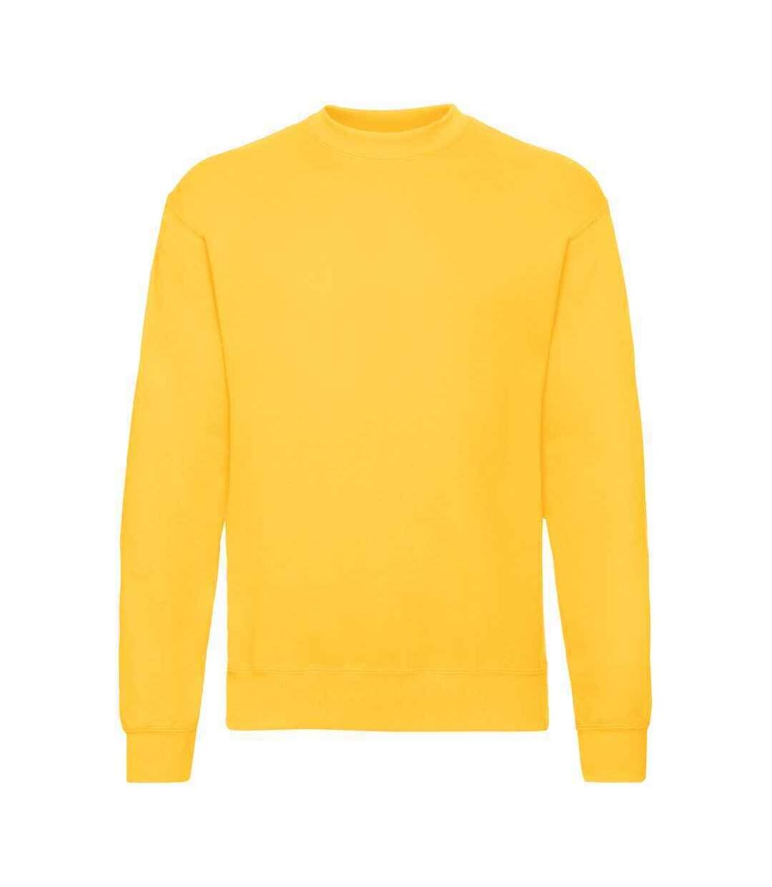 Sweat classic adulte jaune Fruit of the Loom-1