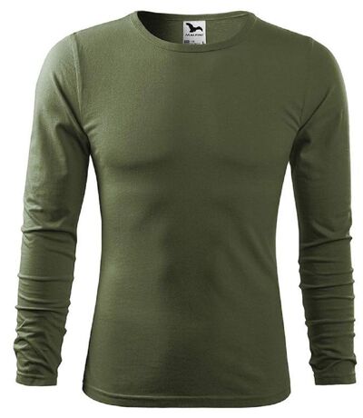 T-shirt manches longues - Homme - MF119 - vert kaki