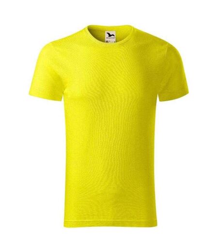 T-shirt Motif/style Uni Native Homme Jaune Malfini