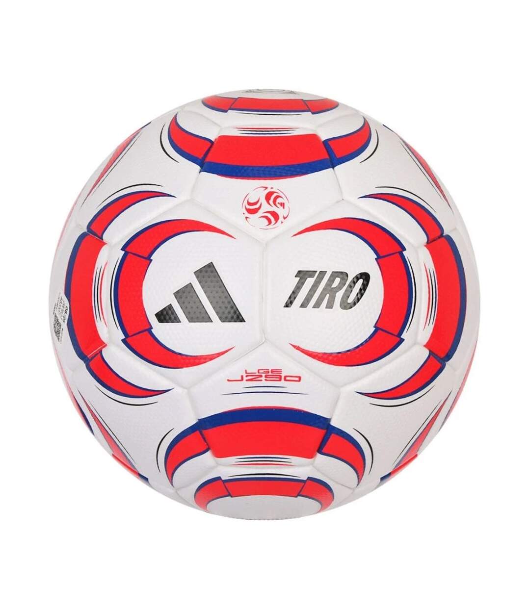 Ballon De Foot Motif/style Logo Trio League Taille 4 Blanc Rouge Bleu Adidas-1