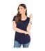 Haut Femme Bleu Marine Krisp-2
