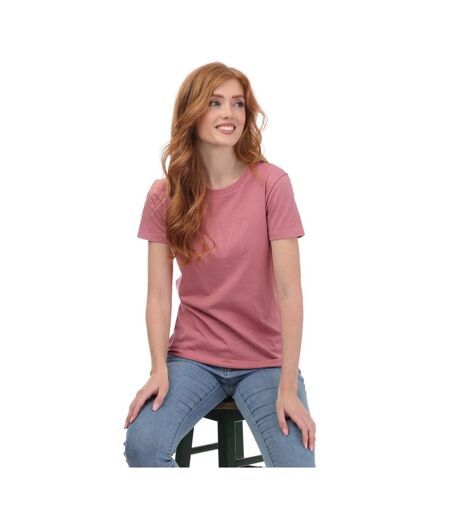 T-shirt femme rose clair Armani