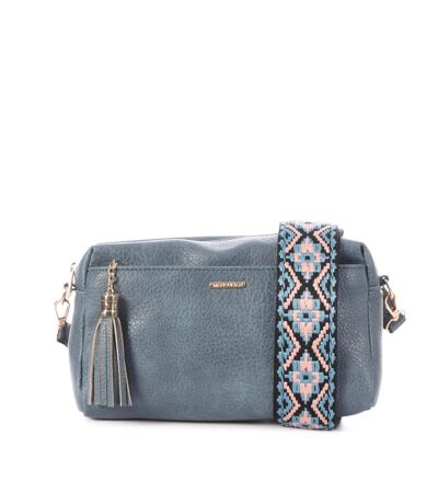 Sac Bandoulière Bleu Femme Manoukian Jess - Taille unique