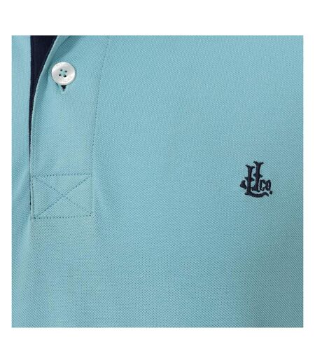 Polo Motif/style Brodé Homme Bleu Clair Bleu Clair Lazy Jacks
