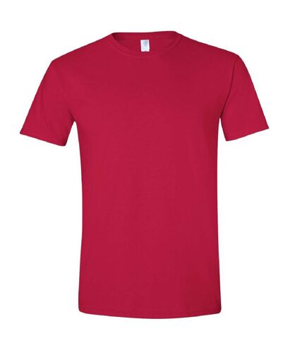 Gildan Mens Short Sleeve Soft-Style T-Shirt (Cherry Red)