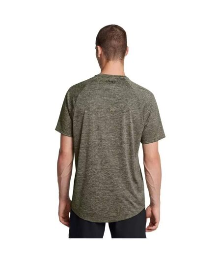 T-shirt Manches Courtes Tech Homme Vert Olive Under Armour