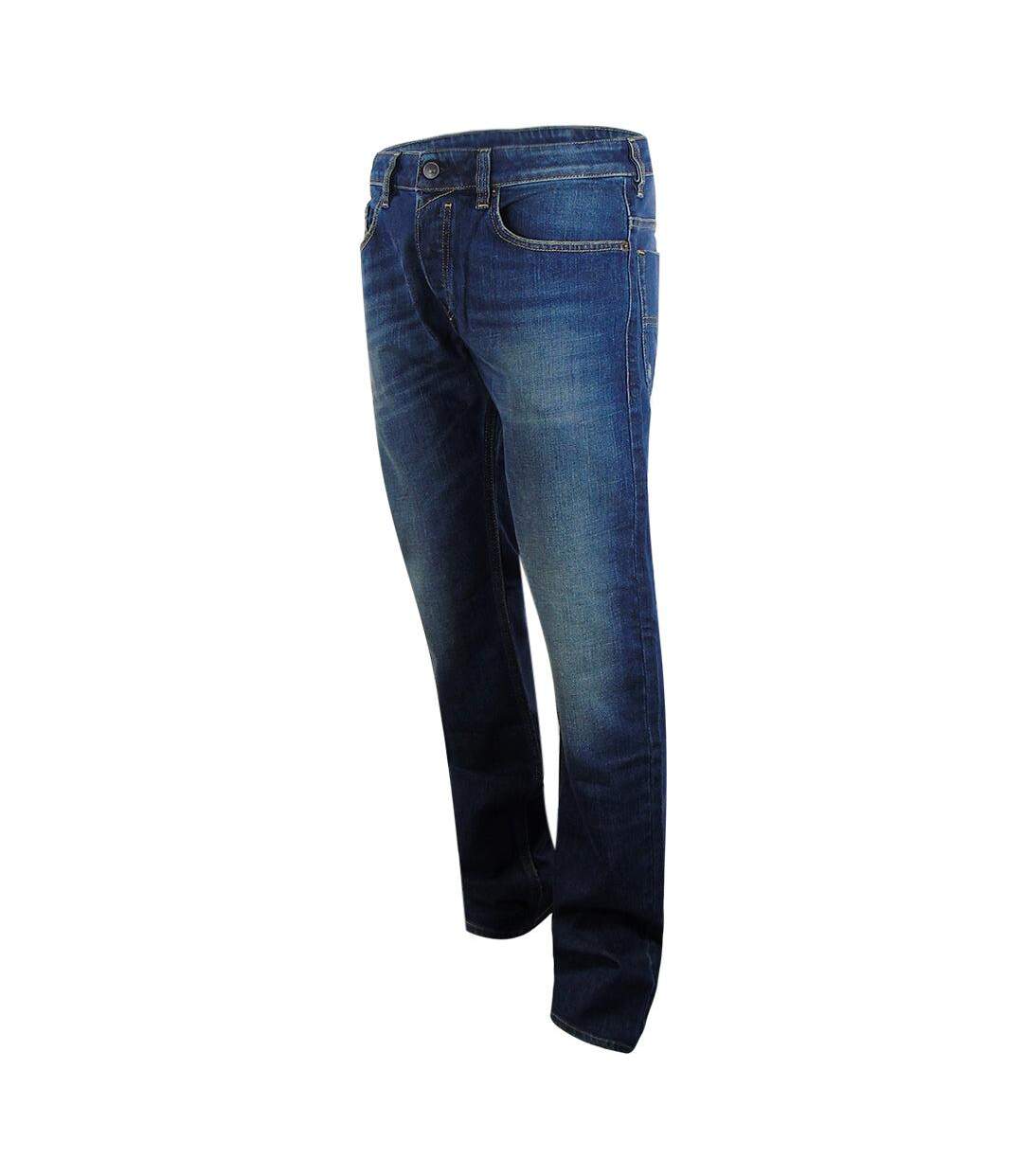 Jean Safado-x Homme Bleu Foncé Diesel-3