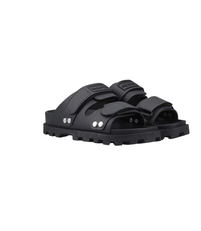 Womens/ladies Vegan Sandals Black Hunter