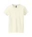 T-shirt Femme Blanc Cassé Gildan-2