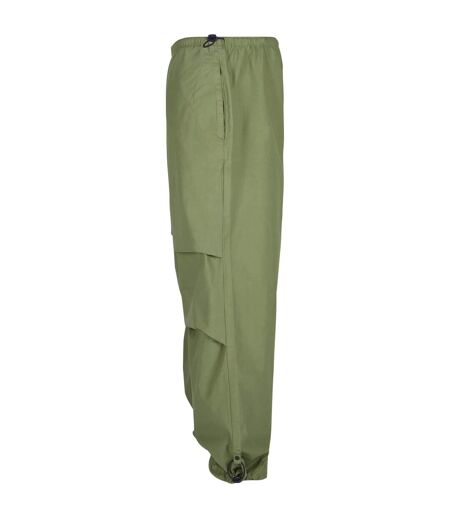 Mens Poplin Parachute Trousers New Olive Urban Classics