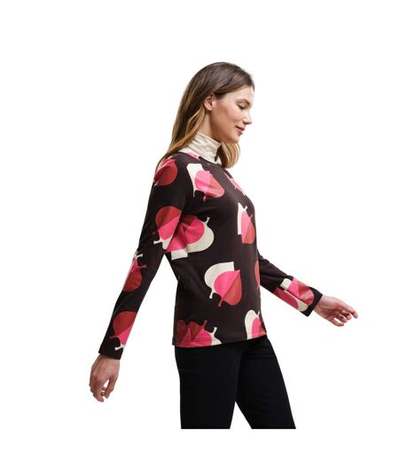 T-shirt Orla Kiely Femme Rose Feuilles D´orme Regatta
