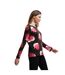 T-shirt Orla Kiely Femme Rose Feuilles D´orme Regatta-4