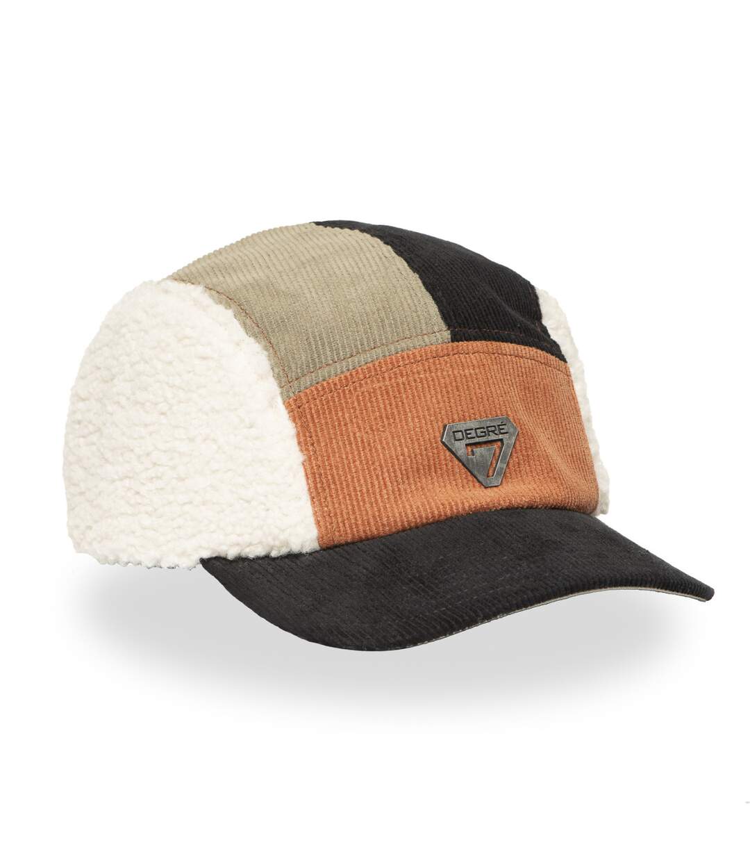 Casquette 5 panels Velours et Sherpa Corduroy Degre 7-2