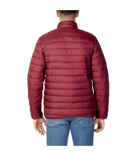 Doudoune Matelassée Motif/style Logo Homme Rouge Aquascutum