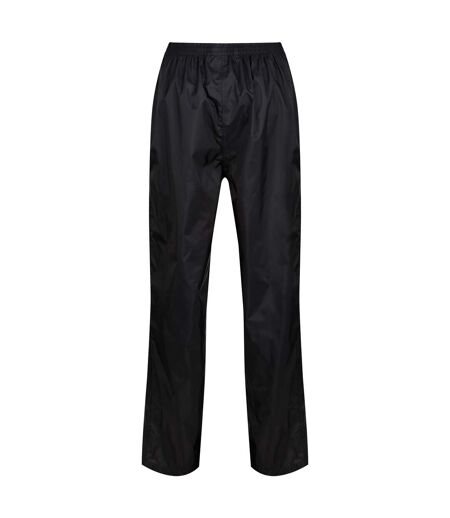 Regatta Womens/Ladies Packaway Rain Trousers (Black) - UTRG6790