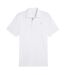 Mens Pure 2.0 Embroidered Logo Long-sleeved Polo Shirt White Puma-2
