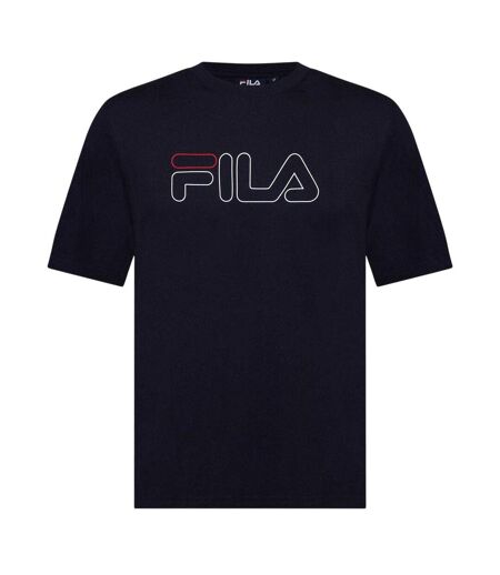 T-shirt Motif/style Logo Harrison Homme Bleu Marine Fila