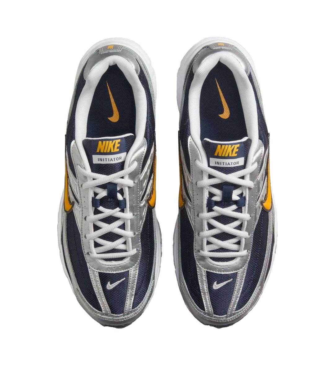 Mens Initiator Mesh Trainers Blue Gold Nike-4